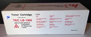 lot 26 image: TEC (tandem) LB 1305 Compatible Toner Cartridge (RXR059) - NIB