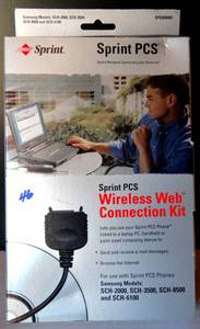 lot 46 image: SPRINT PCS Wireless Web Connection Kit for Compatible Samsung Models New in Box
