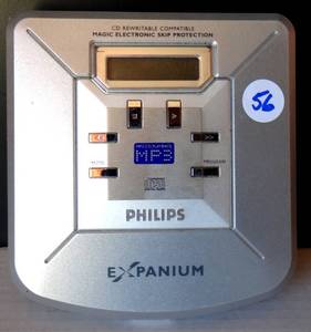 lot 56 image: VINTAGE Philips Expanium EXP-103 Portable MP3 CD Player