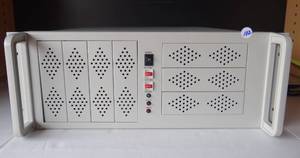 lot 102 image: METAL COMPUTER TOWER WITH POWER SUPPLY. UNUSED IN BOX