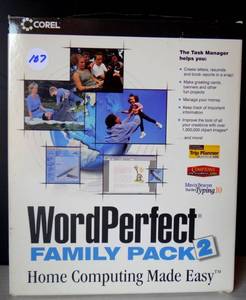 lot 107 image: VINTAGE Corel WordPerfect Family Pack 2