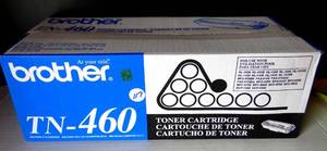 lot 117 image: Brother TN-460 Black High Capacity Toner Cartridge Genuine OEM Original - NEW IN BOX