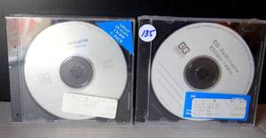 lot 135 image: CD-REWRITABLE 650MB74 MINUTE DISCS (2 PACKS OF 5  10) NEW AND SEALED