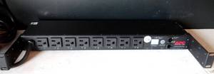 lot 154 image: APC AP7901 Switched Rack PDU 1U 120V 20A 8x 5-20R Outlets L5-20P Input