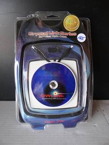 lot 165 image: OWLINK CRYSTAL LINK SERIES DLI FIBER OPTIC CABLE 25ft Clear High Definition NEW
