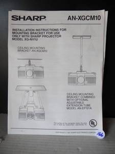 lot 166 image: SHARP AN-XGCM10 HOME THEATRE MOUNTING BRACKET - NIB