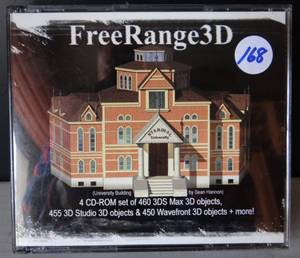 lot 168 image: FREE RANGE 3D DESIGN SOFTWARE - 4 CD SET WITH OVER 450 DESIGNS