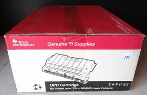 lot 171 image: GENUINE TEXAS INSTRUMENTS OPC CARTRIDGE FOR 300600 LASER PRINTER - NIB