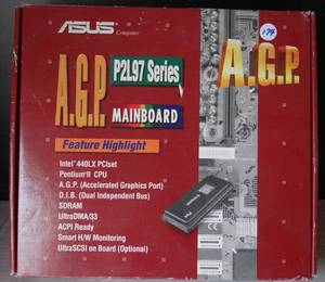 lot 174 image: A G P P2L97 MAIN MOTHERBOARD - APPEARS UNUSED IN STATIC BAG