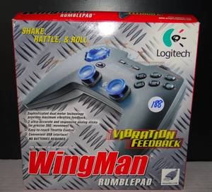 lot 188 image: NEW Logitech WingMan Rumblepad (963233-0403) Gamepad - $15.00
