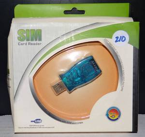 lot 210 image: NEW SIM CARD READER