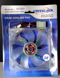 lot 218 image: Masscool BLD-12025S1M 120mm Case Cooling Fan - NEW