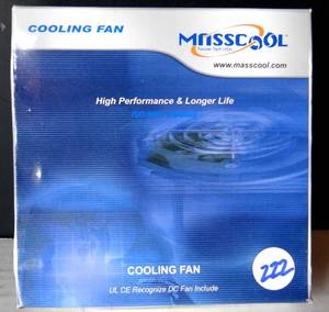 lot 222 image: Brand New in Box MassCool FD12025S1L34 120MM Cooling Fan