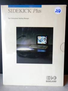 lot 250 image: VINTAGE NEW & SEALED BORLAND SIDEKICK PLUS
