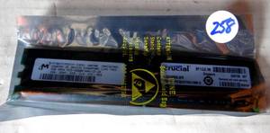 lot 258 image: NEW CRUCIAL DDR PC2100 ECC REG 2GB MEMORY