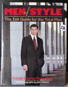 lot 276 image: Men of Style  The Zoli Guide for the Total Man Hardcover Donald Richardson
