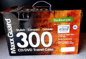 lot 291 image: TekNmotion TM-CSSC306A  CDDVD Travel Case Holds 300 CDDVDs New