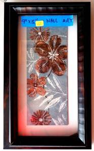 lot 12 image: NICE FLORAL PRINT BEAUTIFULLY FRAMED MEASURES 9 X 15