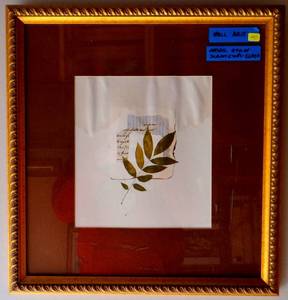 lot 40 image: DAMAGED PRINT WITH WATERSTAIN - GREAT FRAME FOR REUSE - MEASURES 18 x 18
