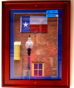 lot 43 image: ORIGINAL TEXAS THEMED PHOTOGRAPH - FRAMED AND MATTED 23 X 29