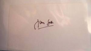 lot 49 image: Jonas Salk 1914-95 genuine autograph signed 3x5 card virologist Polio with COA - EST $125-$175