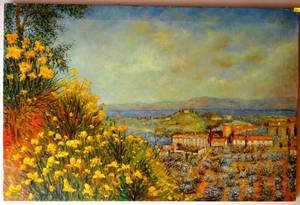 lot 62 image: ORIGINAL OIL PAINTING ON CANVAS - MEASURES 24 X 36