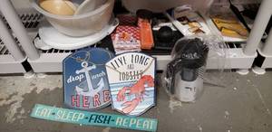 lot 37 image: Crofton Rectangle Carrier, Cheesecloths, Takeya Cold Brew Coffee Maker and More