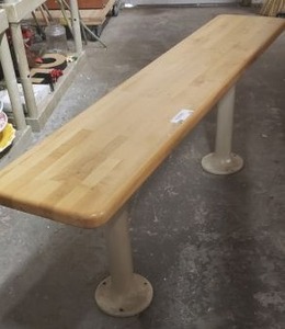 lot 20 image: Maple Bench 4x17.5 Tall