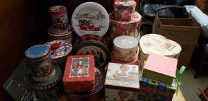 lot 130 image: Collection of Gift Boxes and Tins