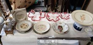 lot 106 image: Vintage Perfume Bottles, China Tea Plates from Japan, Germany and England