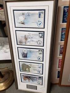 lot 101 image: Arctic Animals Limited Edition Covers Framed and Matted