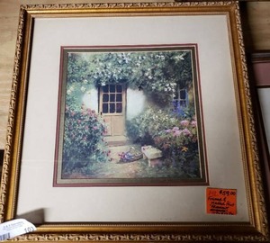 lot 103 image: Fragrant Entrance by Dwayne Warwick Framed Print 17.5x17.5