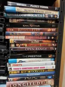 lot 110 image: DVDs as shown