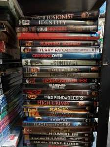 lot 116 image: DVDs as shown