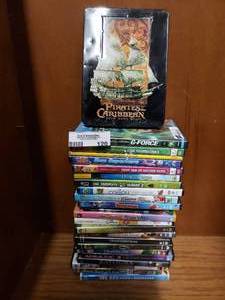 lot 120 image: DVDs as shown, including Unopened Pirates of the Caribbean-Dead Mans Chest
