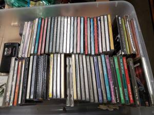 lot 121 image: CDs as shown and Mini Tape Recorder