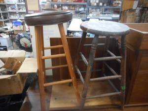 lot 145 image: Two Bar Stools as shown
