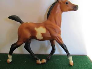 lot 55 image: Breyer Paint foal trotting