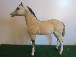 lot 60 image: Hand painted colt 7x7 buckskin