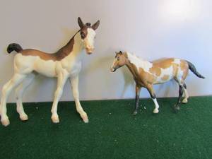 lot 65 image: Peter Stone   Bay & white colt signed T. Botkins 2009 Appaloosa mare signed J. Bonney fe 2006
