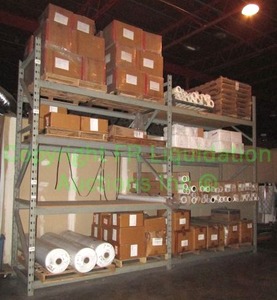 lot 1 image: Pallet racking two sections. Contents not included, 144 x 200 x 42
