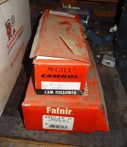 lot 36 image: McGill Camrol cam followers 10 count and Fafnir industrial duty self locking collar RCJT2