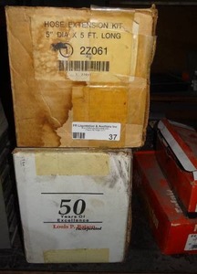 lot 37 image: Hose extension kit 5 x 5ft and Batsons Shur-Stix adhesive 4 cans