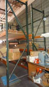lot 40 image: 2 Industrial shelving racks. 12 x 12 x 42 and 10 x 12 x 42