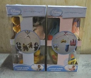 lot 91 image: Disney Baby Musical mobiles.  Mickey & Friends and Princess.  Quantity of 2.  Never opened.