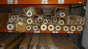 lot 231 image: Large selection of multi-purpose paper for sublimation, packaging, wrapping, crafts & more. Patterns vary.