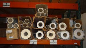 lot 233 image: Large selection of multi-purpose paper for sublimation, packaging, wrapping, crafts & more. Patterns vary.