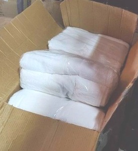 lot 174 image: New white plush bath towels. 36 towels total