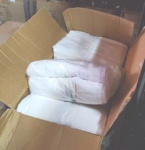 lot 175 image: New white plush bath towels. 36 towels total