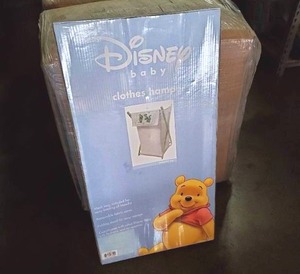 lot 198 image: Disney Winnie the Pooh Clothes Hamper.  Never opened.